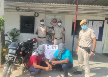 दिल्ली के थाना निहाल विहार पुलिस ने दो एटीएम लुटेरों को किया गिरफ्तार