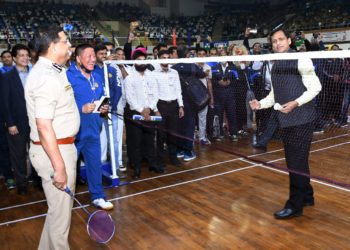 दिल्ली पुलिस पहली बैडमिंटन एस्प्रिट डी कॉप्र्स चैंपियनशिप का केंद्रीय गृह राज्य मंत्री नित्यानंद राय ने किया उद्घाटन