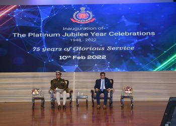 Delhi Police launched Platinum Jubilee Logo with NITI Aayog