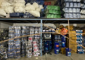 स्पार्क मिंडा और दिल्ली पुलिस ने कारोबारियों पर छापा मारकर नकली प्रॉडक्ट्स बरामद किए