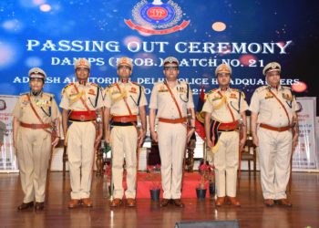 दिल्ली पुलिस में शामिल हुए दानिप्स के तीन अधिकारी