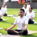 दिल्ली पुलिस ने अंतर्राष्ट्रीय योग दिवस मनाया