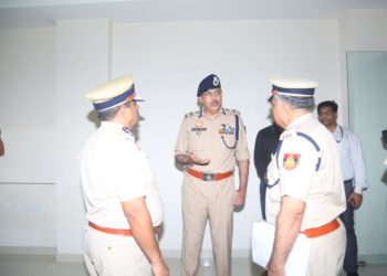 दिल्ली पुलिस आयुक्त ने दिल्ली के झरोदा कलां में, दिल्ली पुलिस अकादमी परिसर का दौरा किया