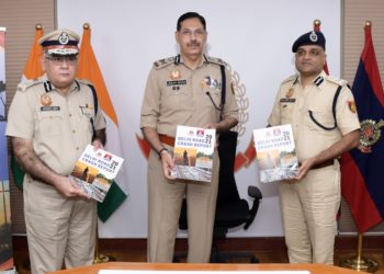 Delhi Police Commissioner Sanjay Arora launched the Delhi Road Crash Report 2021