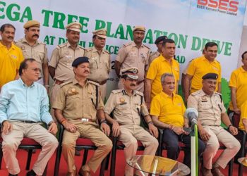 दिल्ली पुलिस अकादमी वजीराबाद परिसर में 15000 पौधे लगाए गए