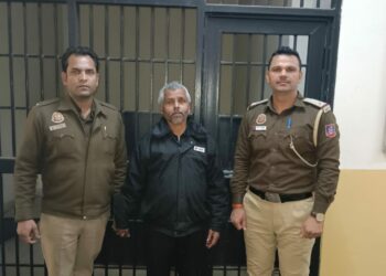 सेंट्रल डिस्ट्रिक्ट के थाना हौज काजी, स्टाफ द्वारा एक घोषित अपराधी को गिरफ्तार किया गया