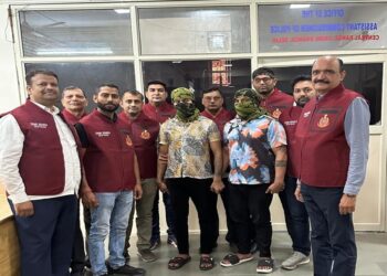 दिल्ली पुलिस सेंट्रल रेंज, क्राइम ब्रांच की टीम द्वारा दो कुख्यात अपराधियों को धरदबोचा