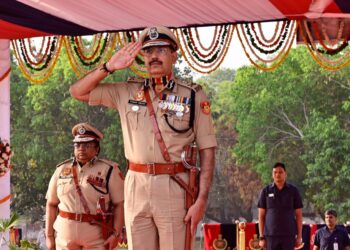 दिल्ली पुलिस आयुक्त संजय अरोड़ा ने पास आउट दानिप्स अधिकारियों की सलामी ली