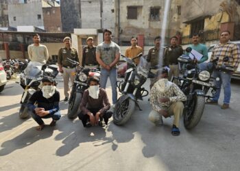 दिल्ली पुलिस ने अंतरराज्यीय वाहन चोर गिरोह का किया भंडाफोड़, चार आरोपी गिरफ्तार