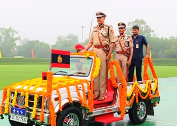 दिल्ली पुलिस आयुक्त संजय अरोड़ा के सम्मान में फेयरवेल सेरेमोनियल परेड का आयोजन