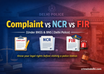 Complaint vs NCR vs FIR