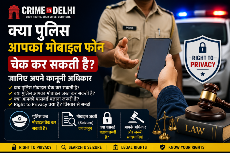 क्या पुलिस आपका मोबाइल चेक कर सकती है?