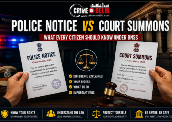 Police Notice vs Court Notice