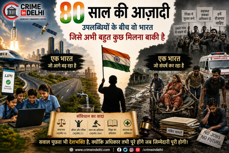 80 साल की आज़ादी — जश्न भी, सवाल भी