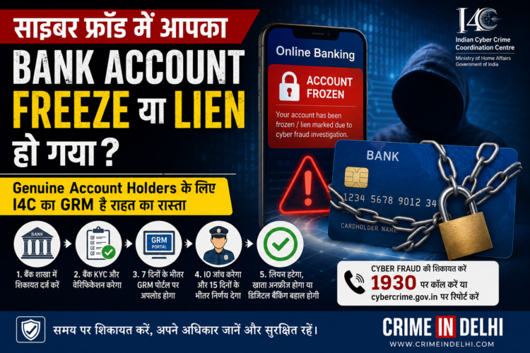 Bank account freeze or lien