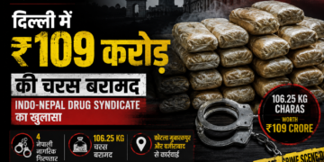 Delhi Police seizes 106.25 kg charas worth ₹109 crore