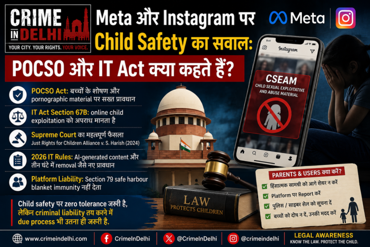 meta and instagram child safety issue