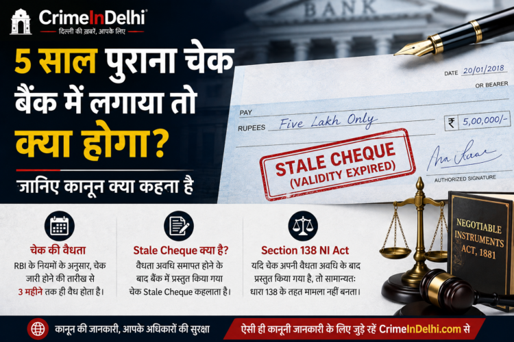 old cheque rules india negotiable instruments act