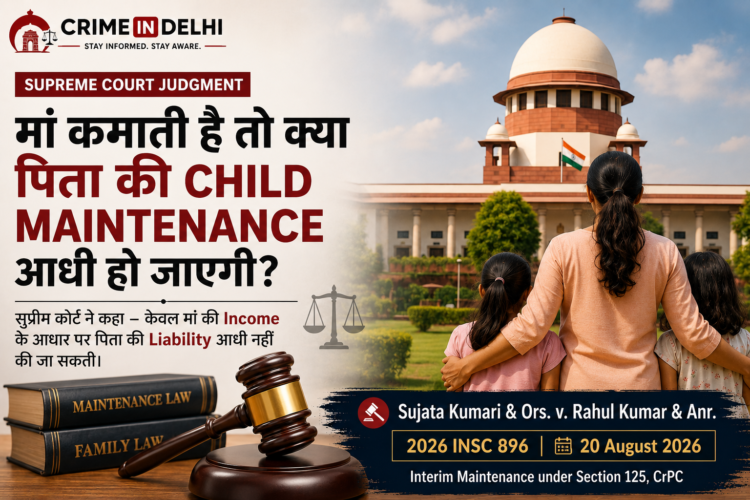 supreme-court-child-maintenance-working-mother-sujata-kumari-rahul-kumar