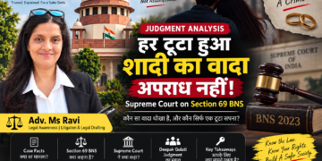 हर टूटा हुआ शादी का वादा Section 69 BNS का अपराध नहीं; Supreme Court ने FIR की रद्द