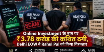 Online Investment के नाम पर ₹3.78 करोड़ की कथित ठगी, Delhi EOW ने Rahul Pal को किया गिरफ्तार