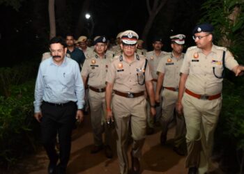 दिल्ली पुलिस आयुक्त अनुराग कुमार ने पिंक बूथ, नेशनल पार्क और अरुण जेटली पार्क का किया निरीक्षण, सुरक्षा व्यवस्था मजबूत करने के दिए निर्देश