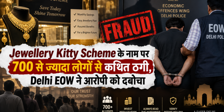 Jewellery Kitty Scheme के नाम पर 700 से ज्यादा लोगों से कथित ठगी