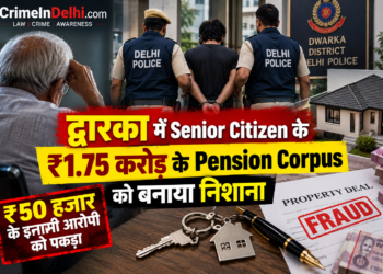 द्वारका में Senior Citizen के ₹1.75 करोड़ Pension Corpus को बनाया निशाना