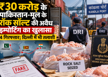 ₹30 करोड़ के पाकिस्तान-मूल के रॉक सॉल्ट की कथित अवैध इम्पोर्टिंग का खुलासा, 4 गिरफ्तार