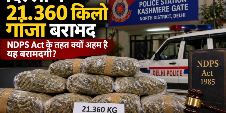 COMMERCIAL QUANTITY OF 21.360 KG GANJA