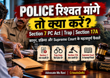 Police ने रिश्वत मांगी तो कौन-सा कानून लगेगा?