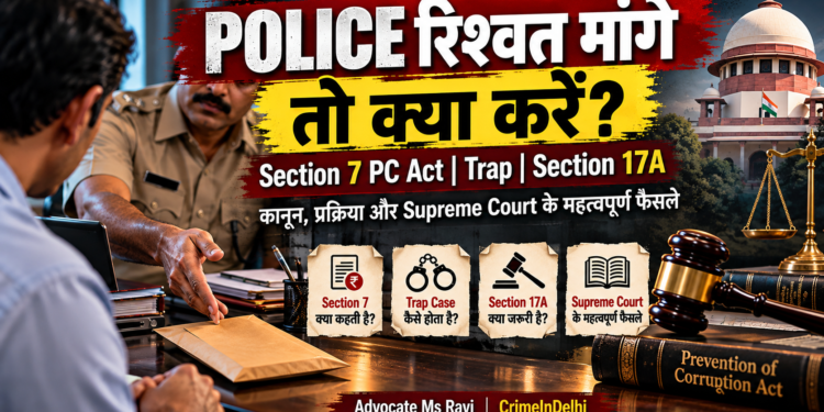Police ने रिश्वत मांगी तो कौन-सा कानून लगेगा?